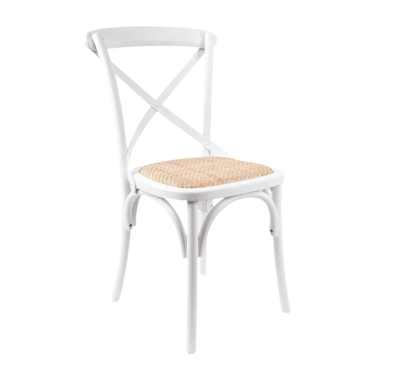 Rattan Dining Chair White