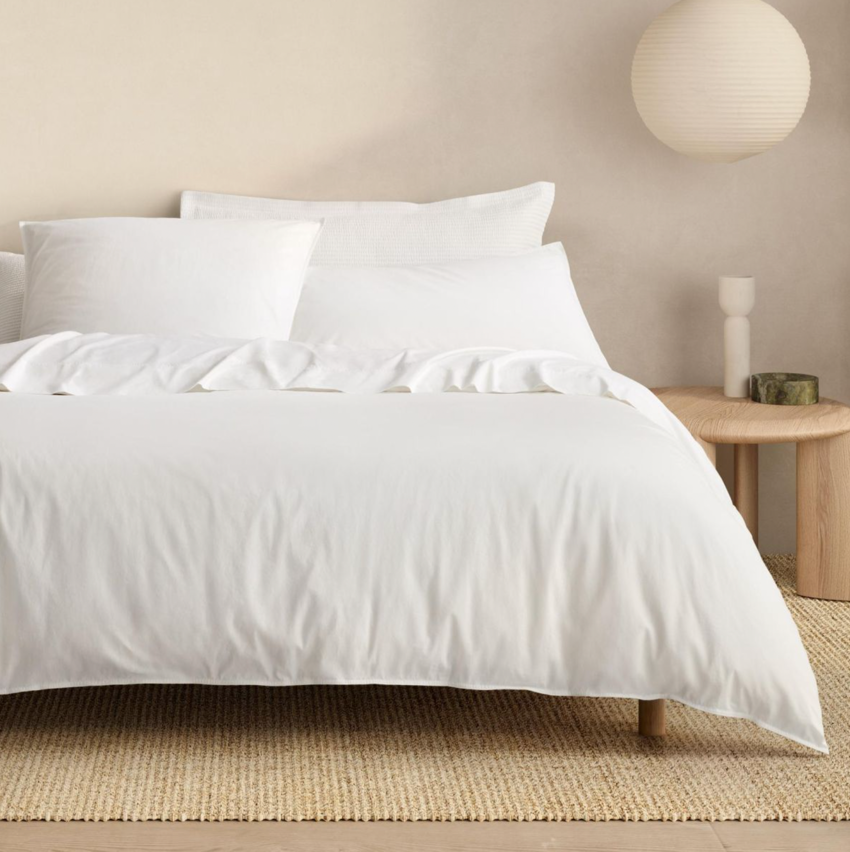 Bayley Washed Percale European Pillowcase Pair