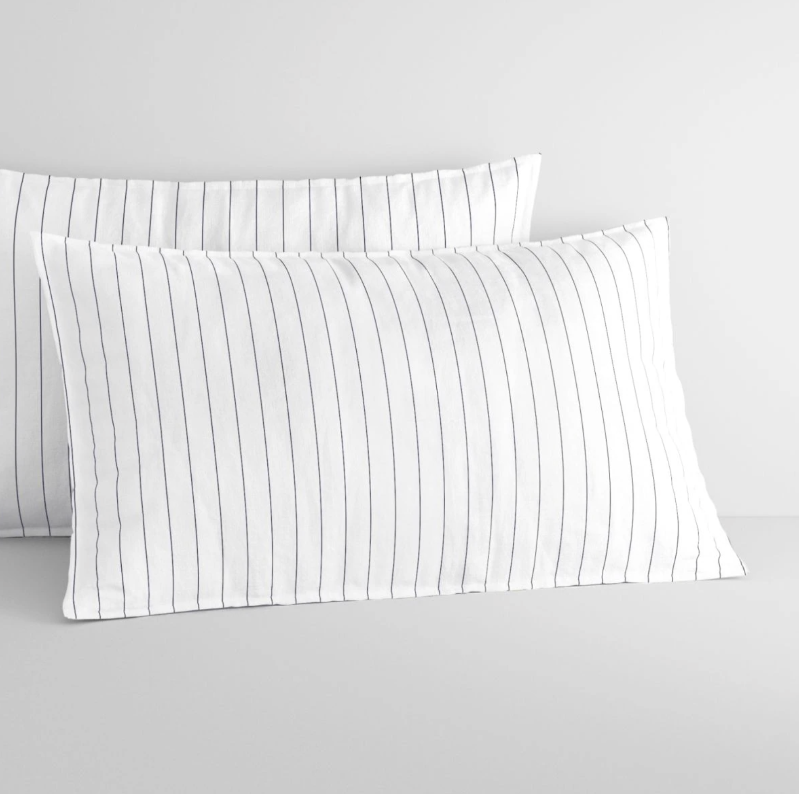 Bayley Stripe Washed Percale Pillowcase Pair