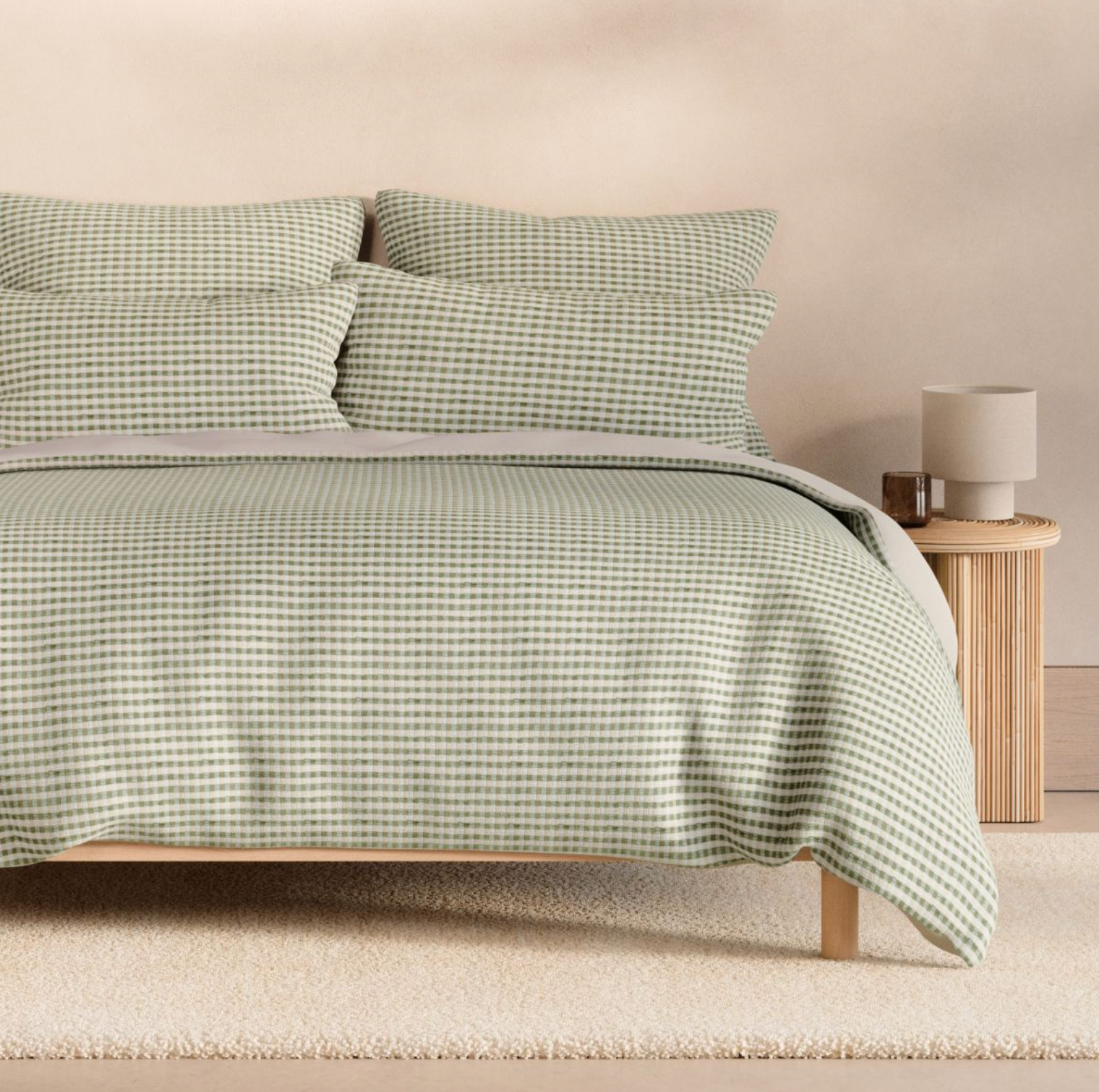Romi Check Quilt Cover Set