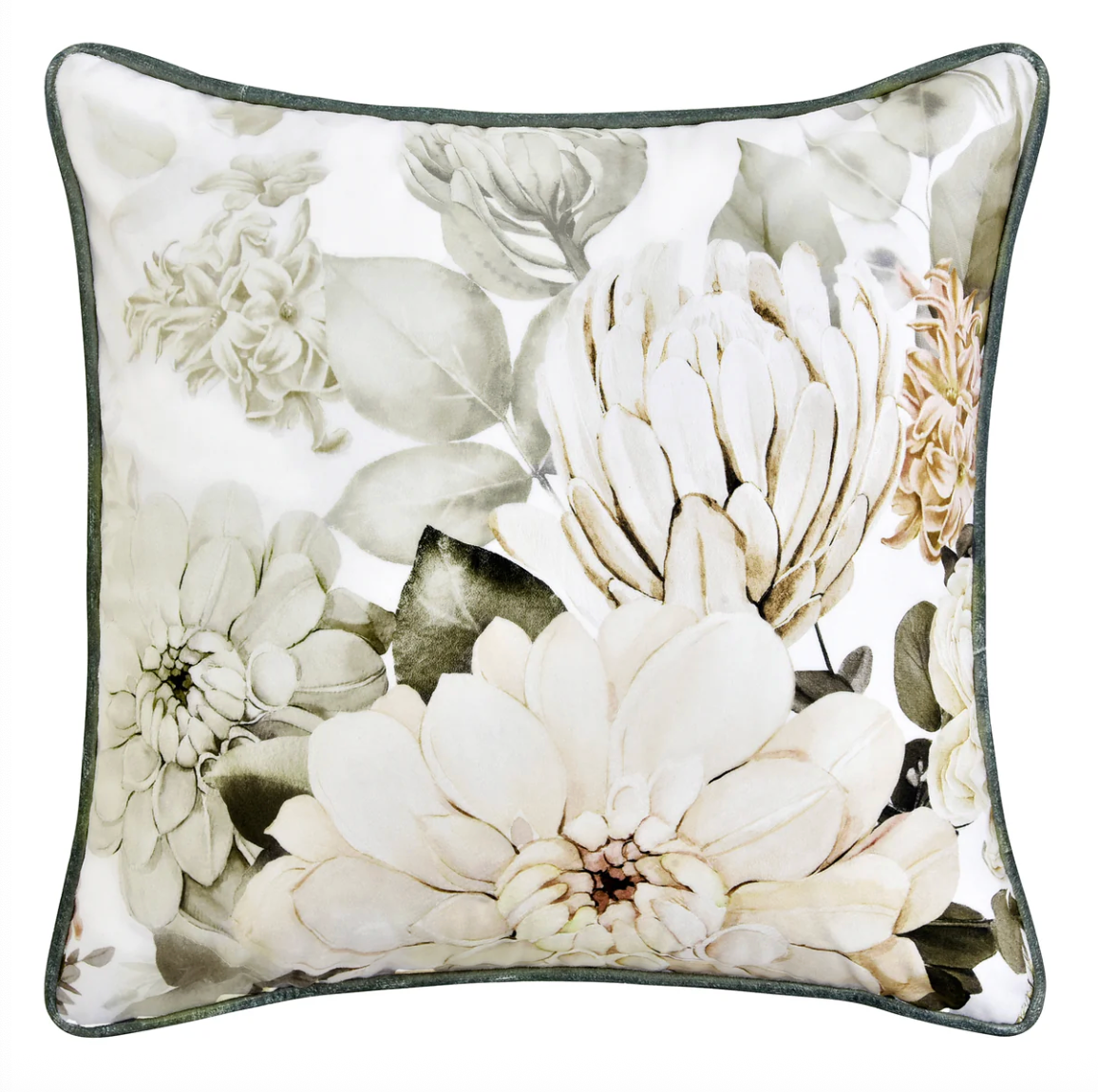 Giselle Square Cushion White
