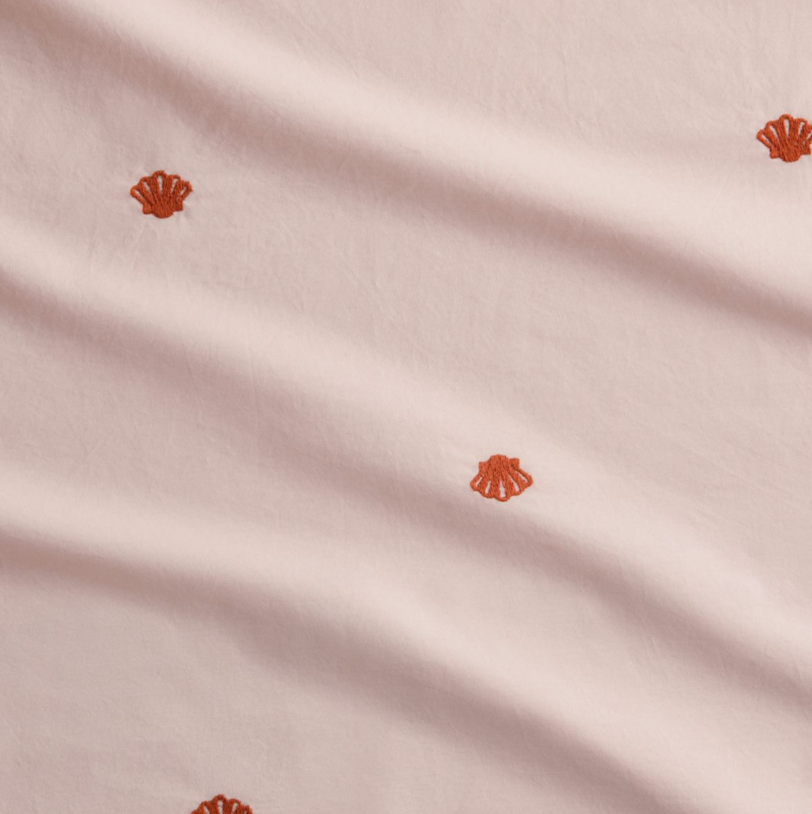 Bayley Shell Washed Percale Quilt Cover Set