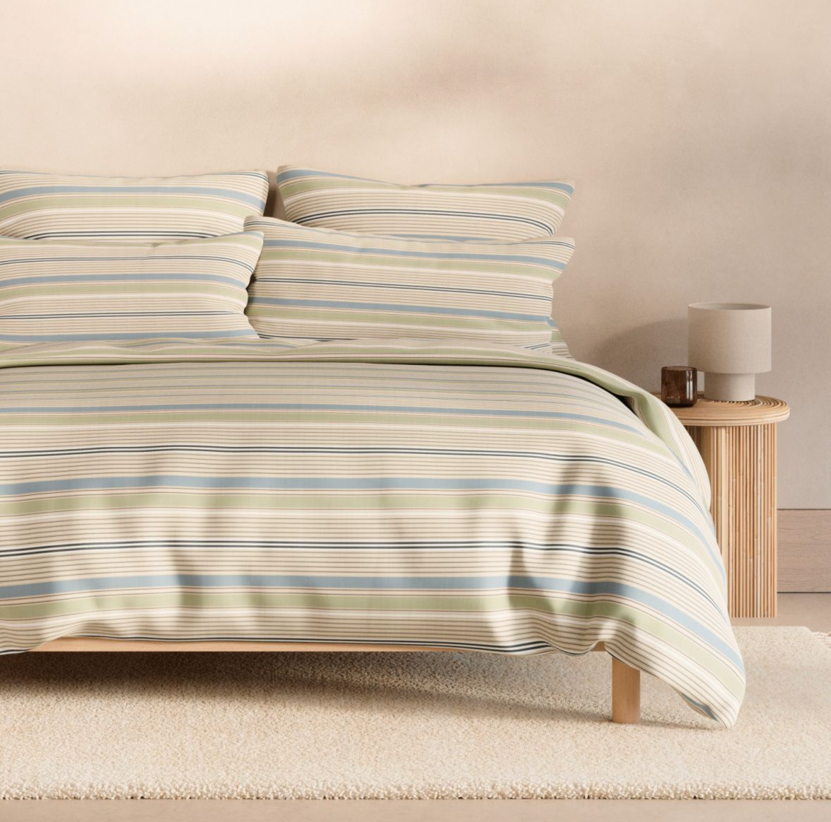 Isle Stripe Quilt Cover Set