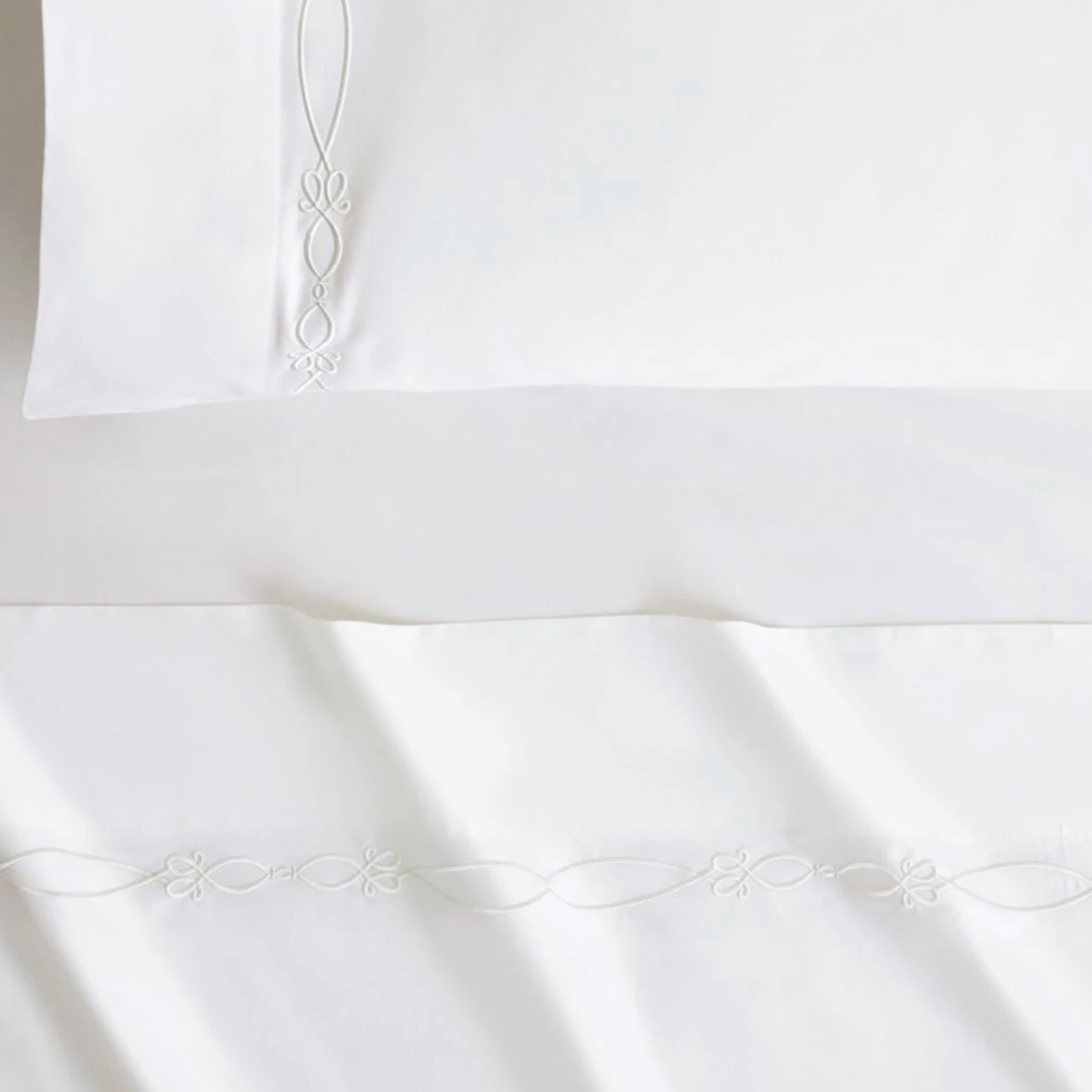 1200 Thread Count Palais Trellis Flat Sheet