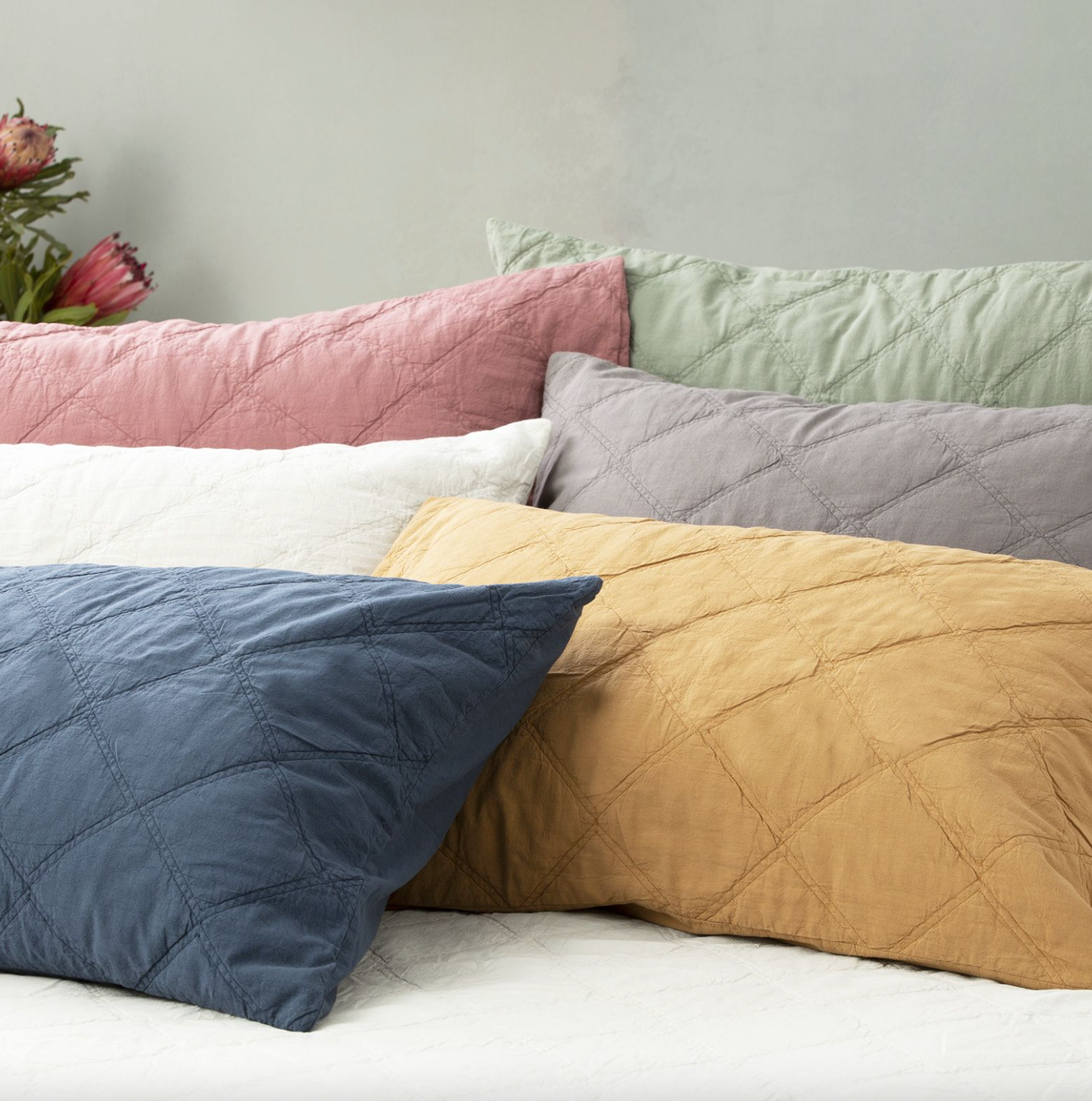 Attwood Vintage Stone Washed Cotton Quilted Coverlet Set