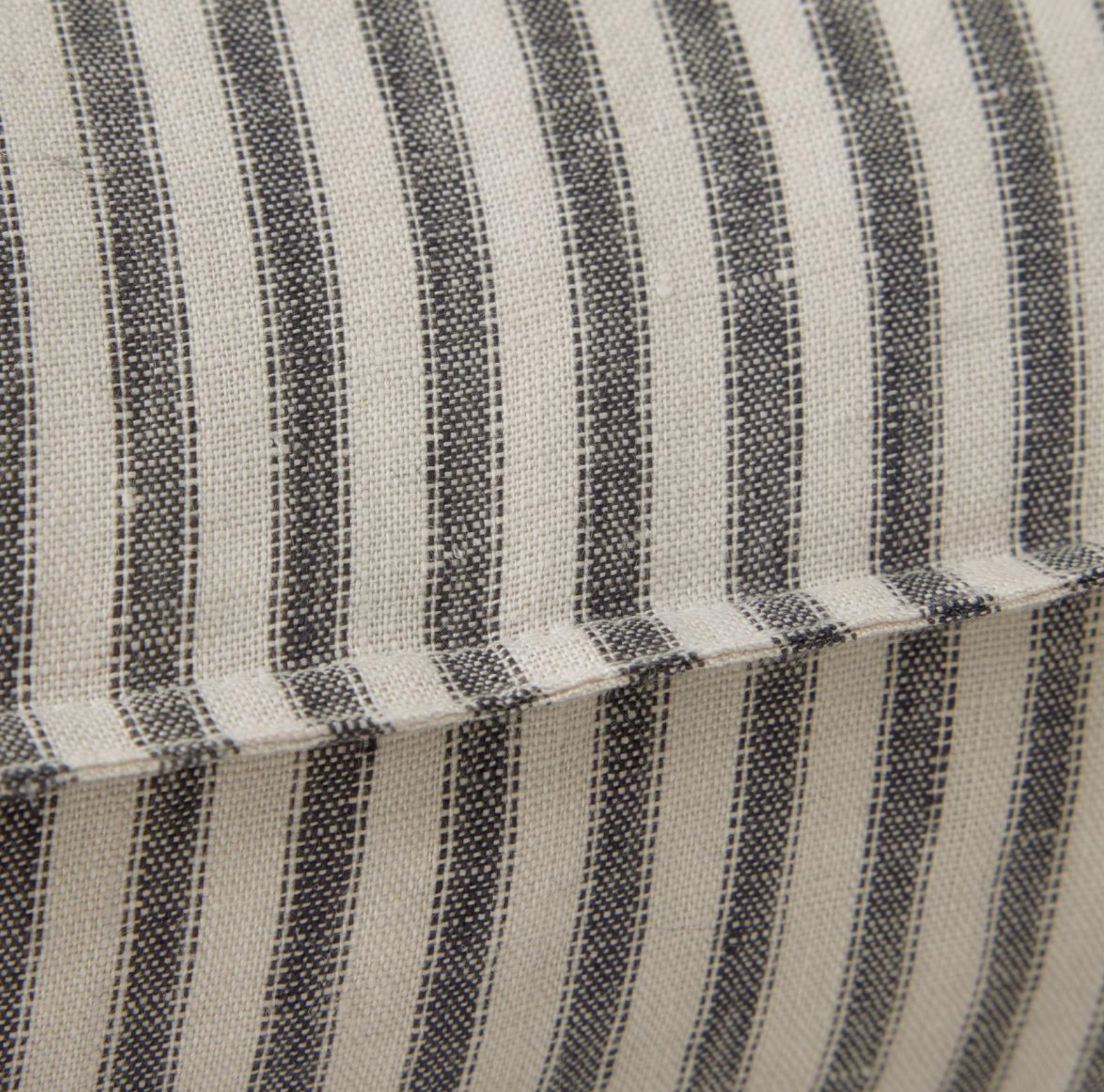 Abbotson Linen Ticking Stripe Breakfast Cushion