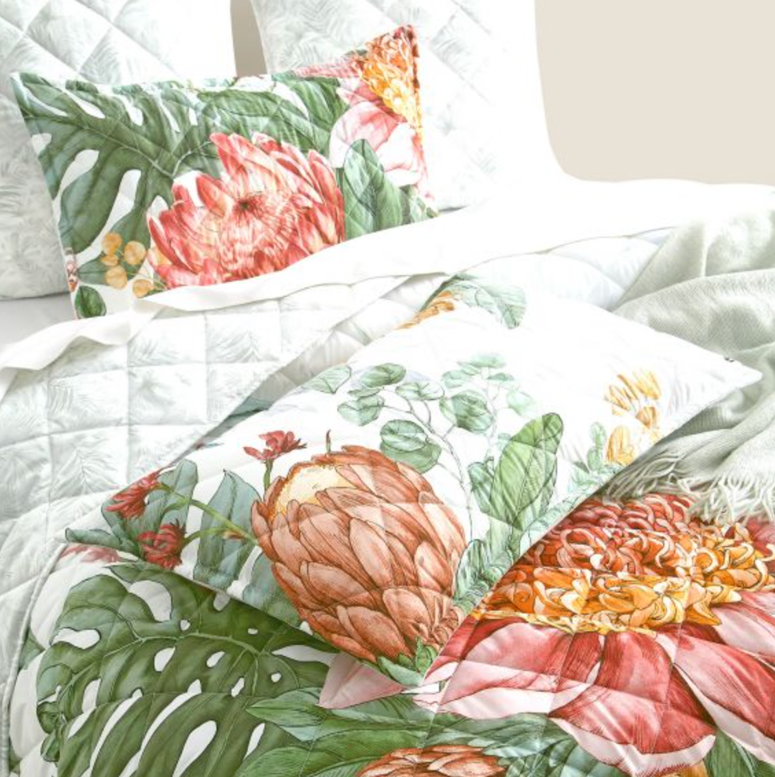 Florence Quilted Reversible Coverlet Set
