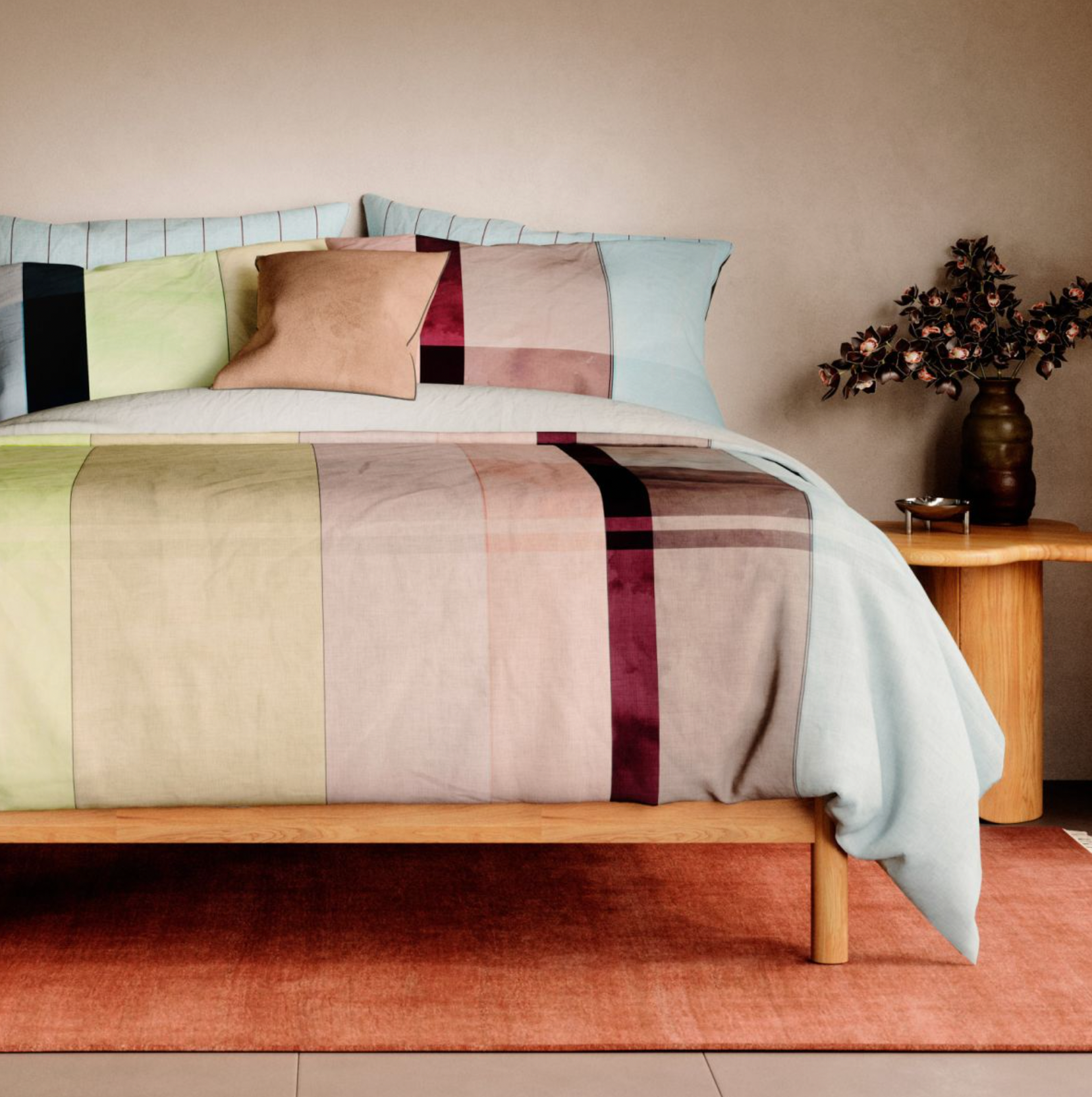 Abbotson Abstract Quilt Cover