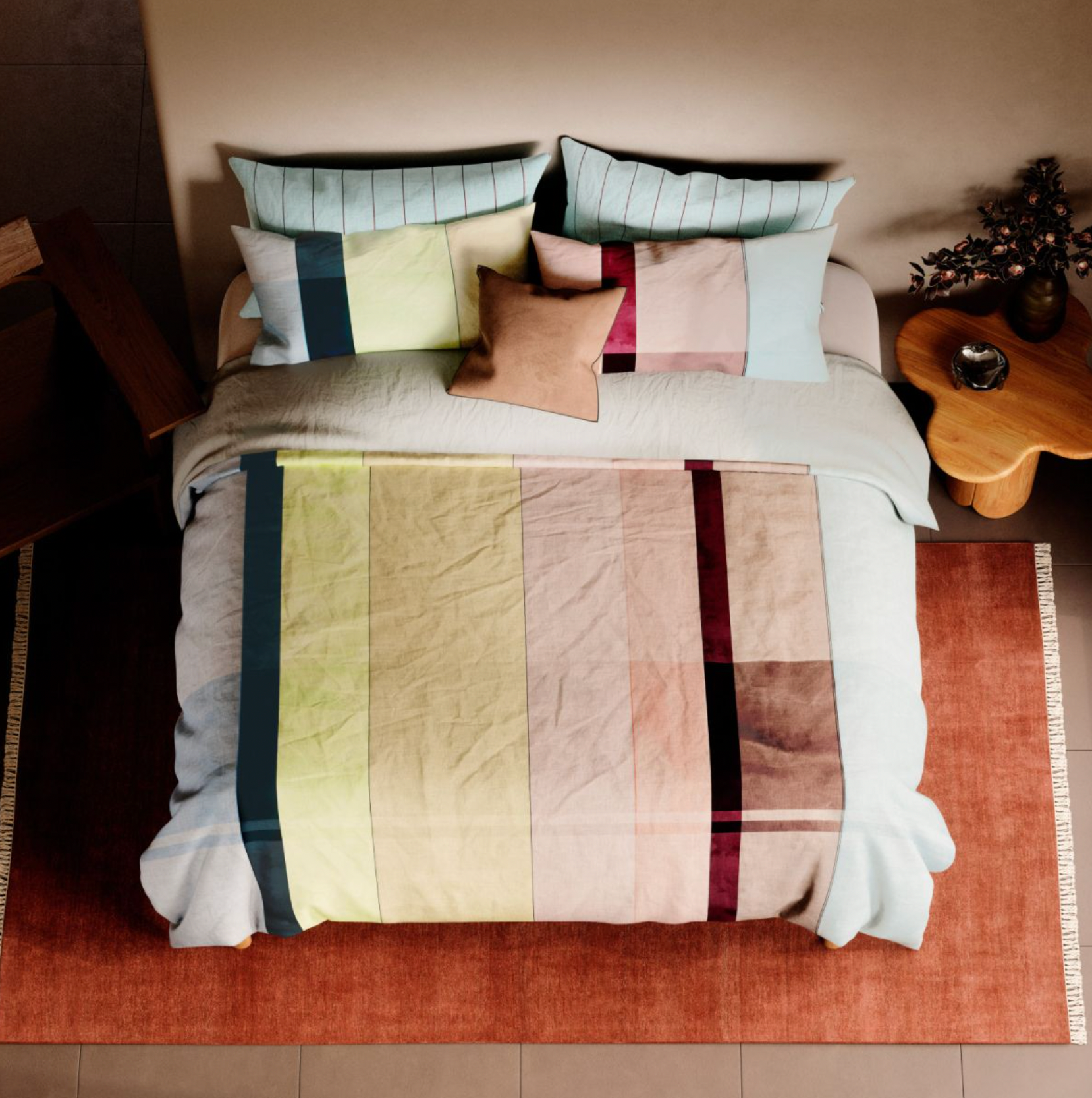 Abbotson Abstract Quilt Cover