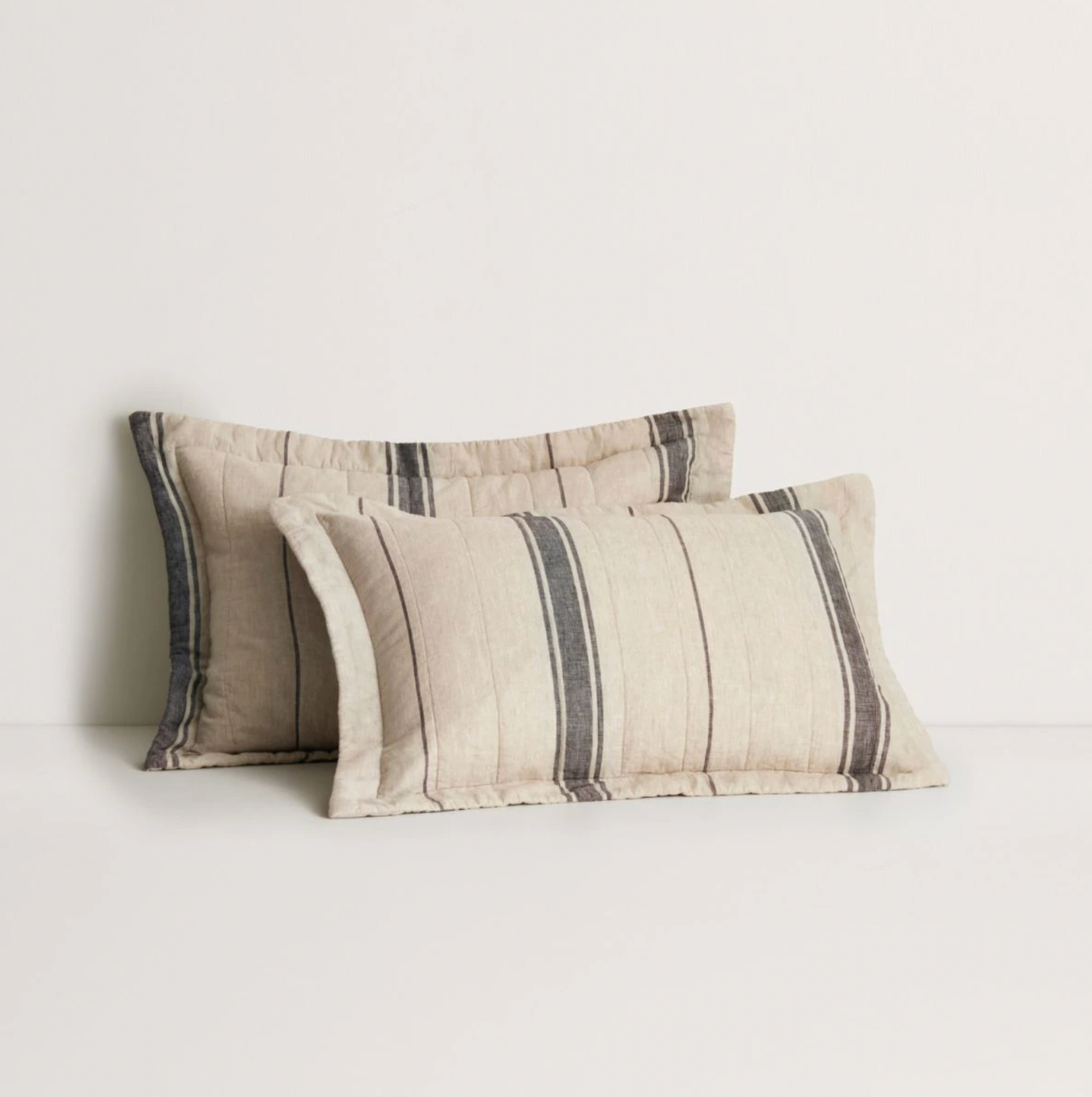 Abbotson Linen Wide Ticking Stripe Sham
