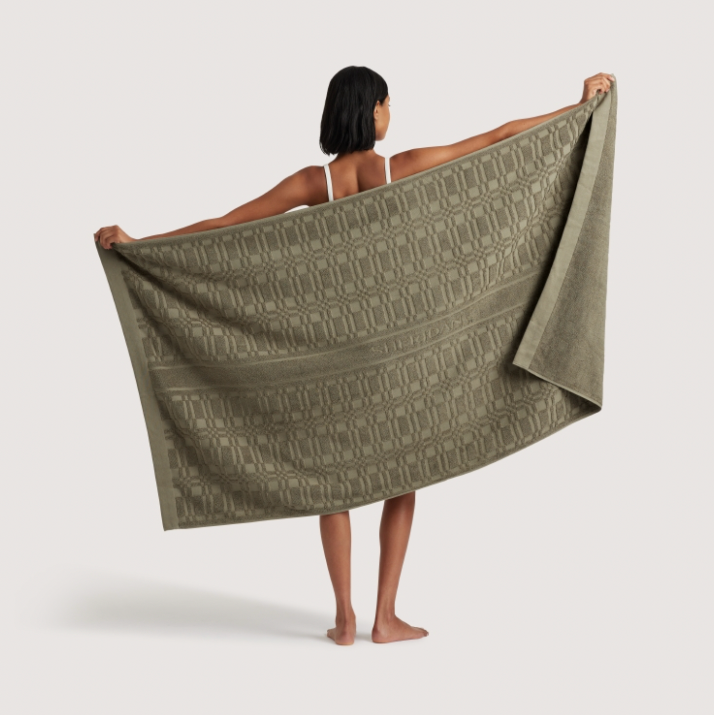 Checker Logo Beach Towel