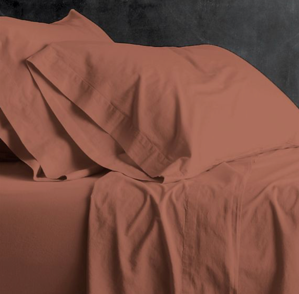 Park Avenue European Vintage Washed Cotton Sheet sets