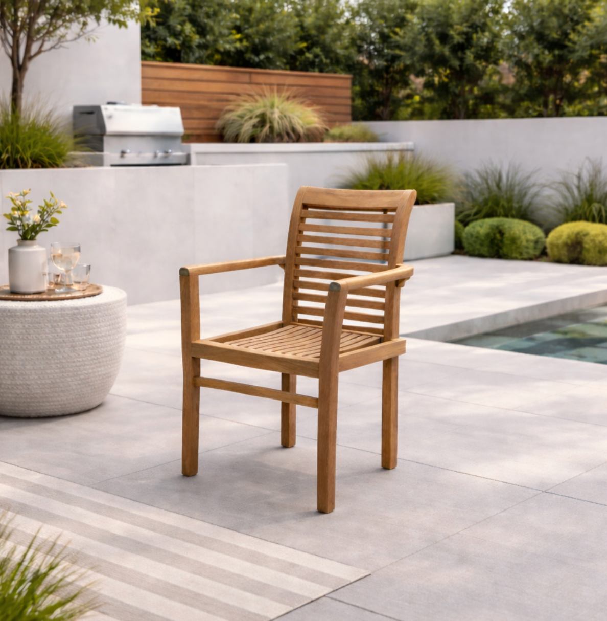 Outdoor Teak Armchair