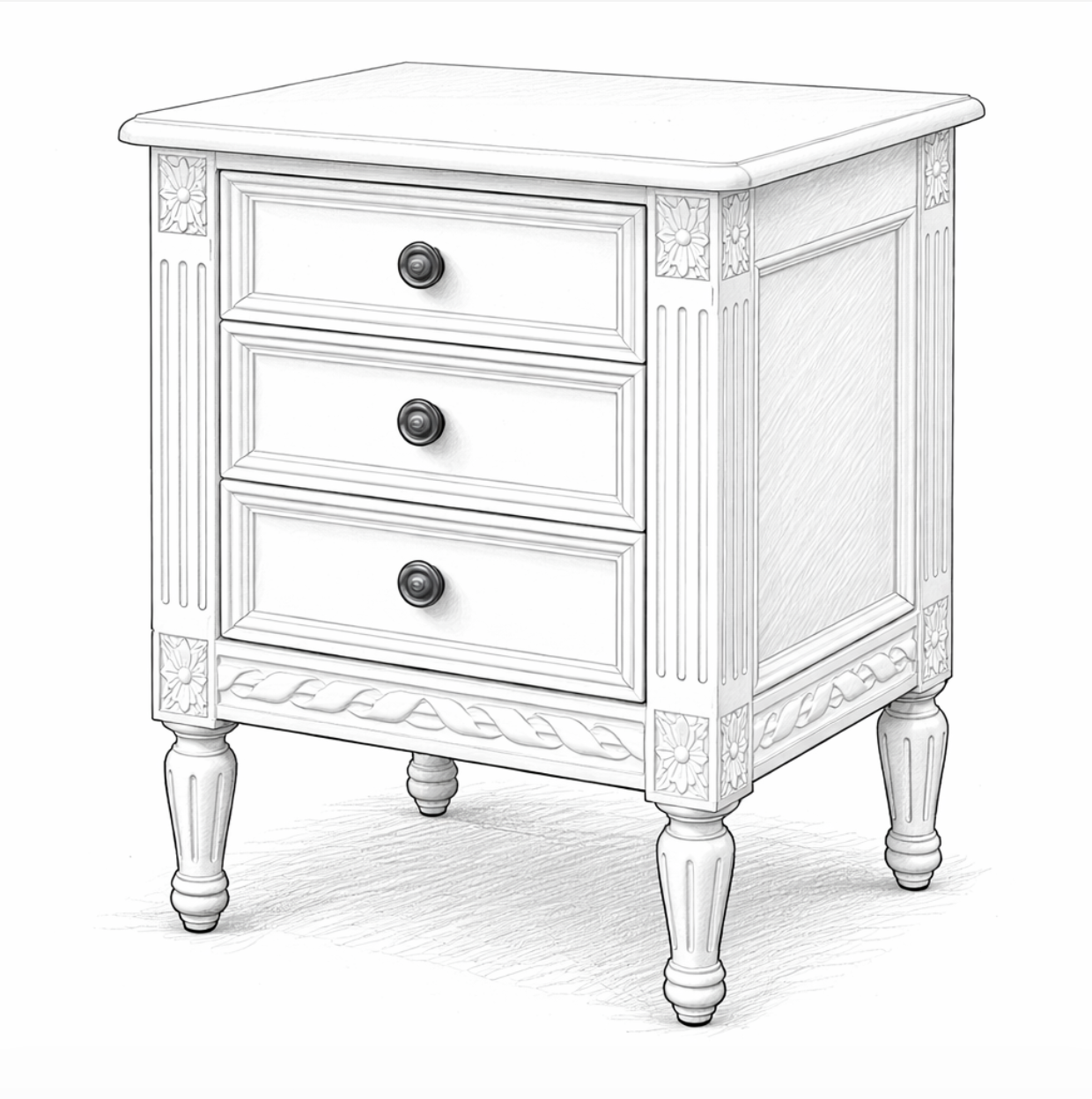 Andorra Bedside Table