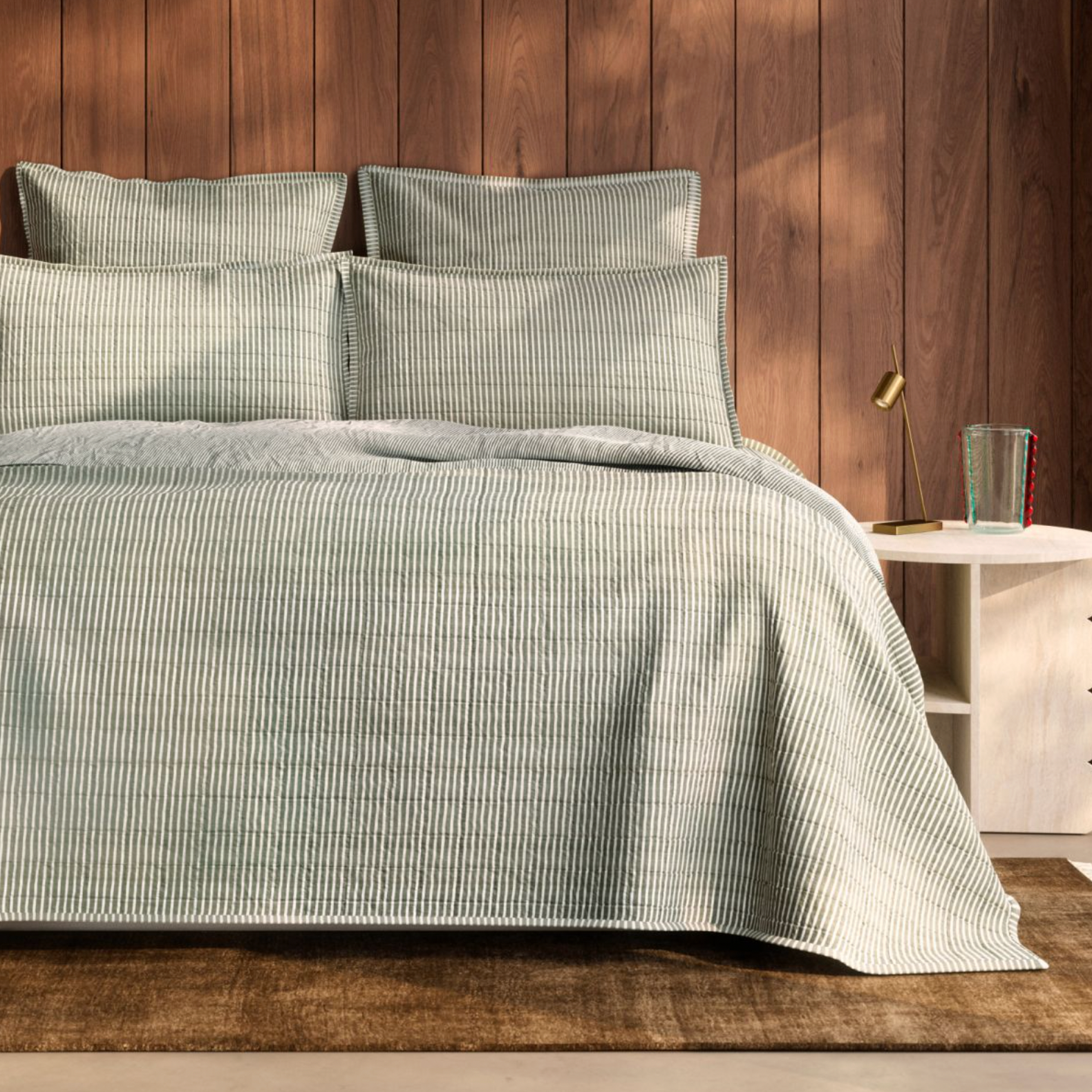 Reilly Stripe Duo Bed Cover