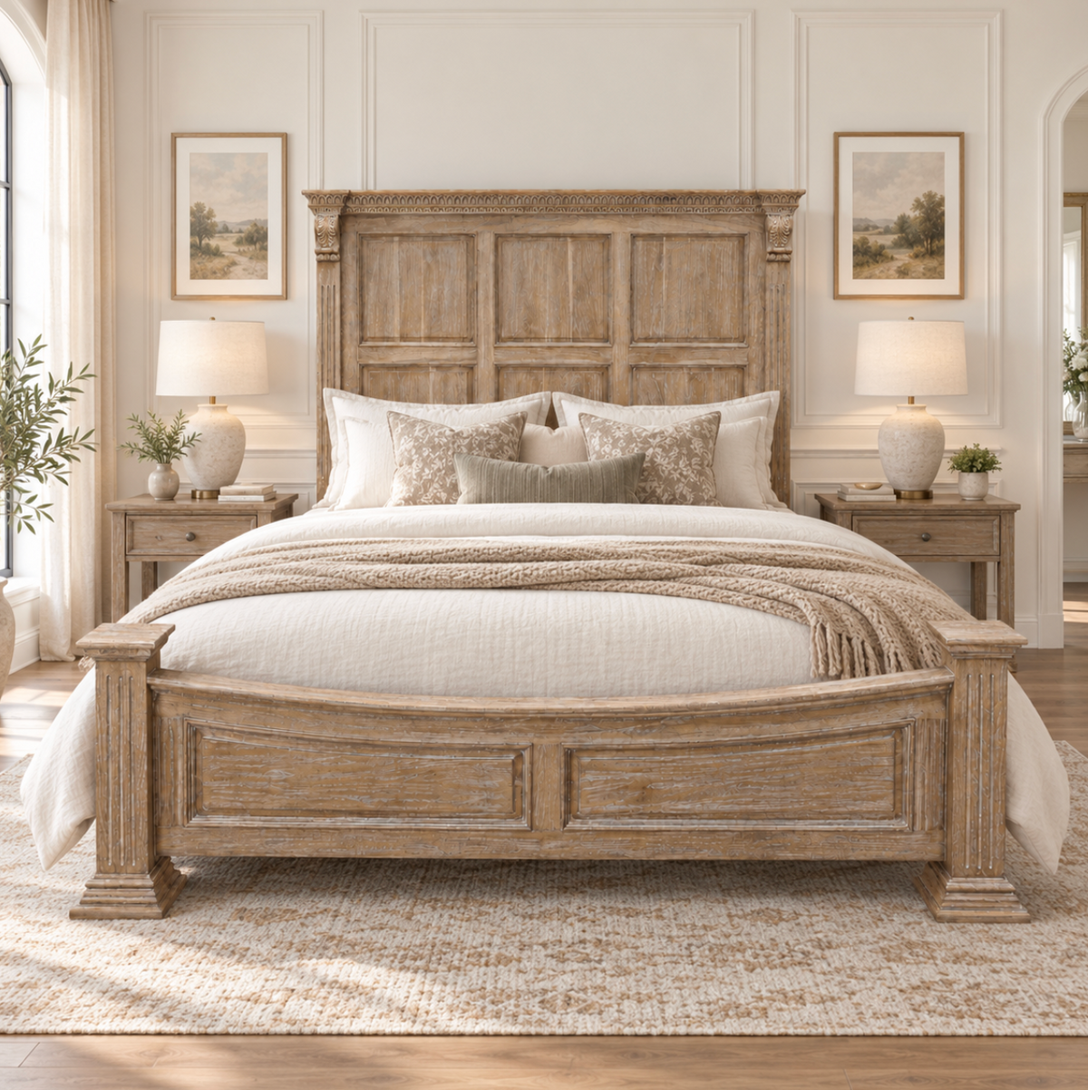 Stratford Wood Bed Frame