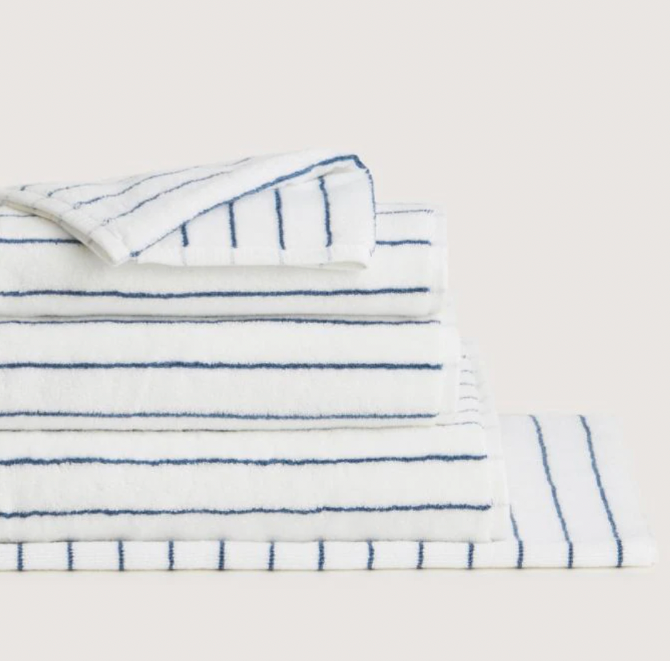 Aven Australian Cotton Stripe Bath Sheet