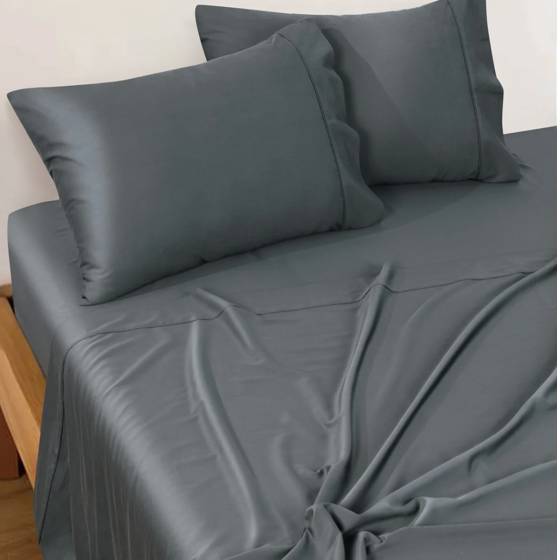 Rosebank King 500 Thread Count Bamboo/Cotton Pillowcase Pair