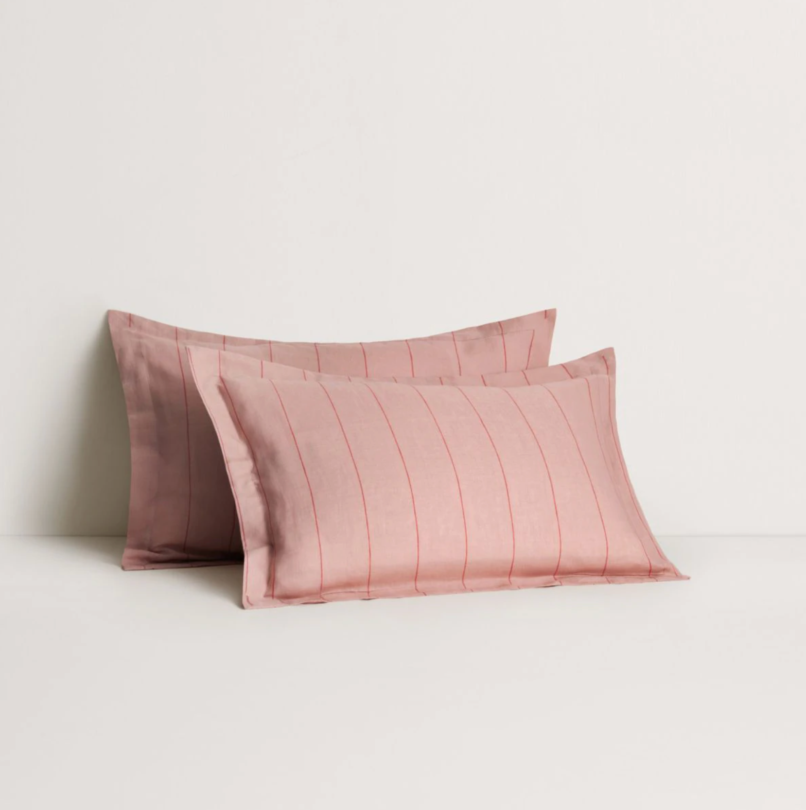 Abbotson Linen Stripe Tailored Pillowcase Pair