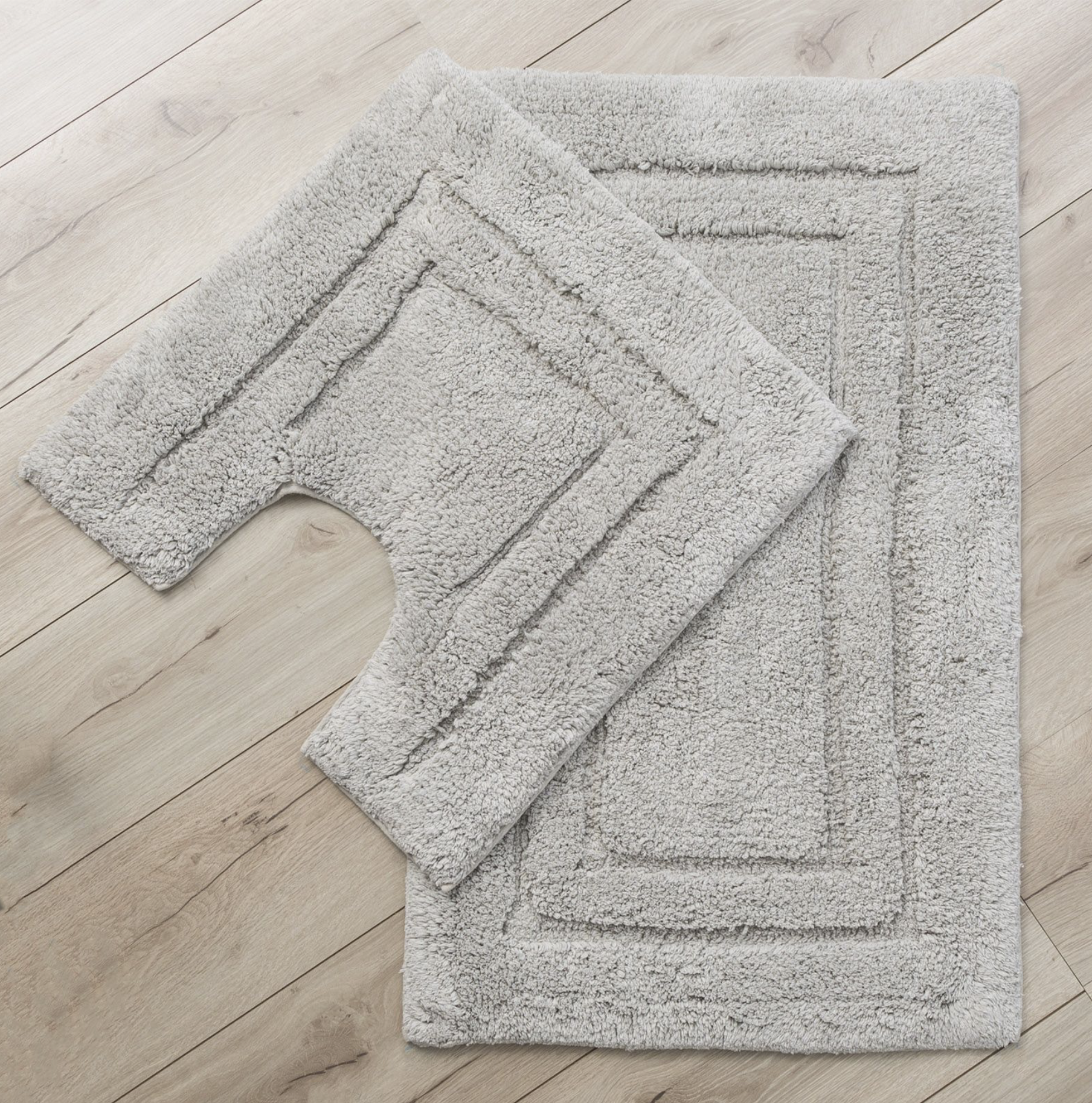 Tufted 2 Piece Bath Mat Set