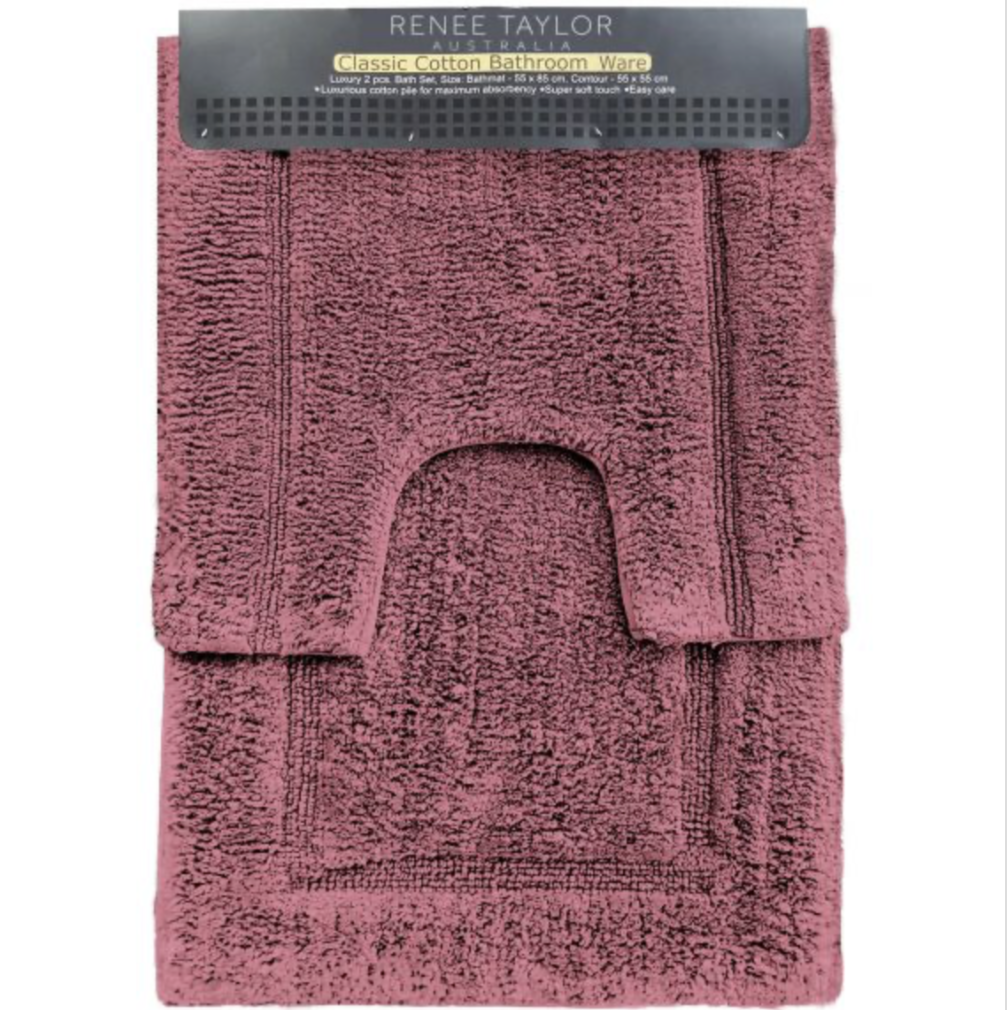 Tufted 2 Piece Bath Mat Set