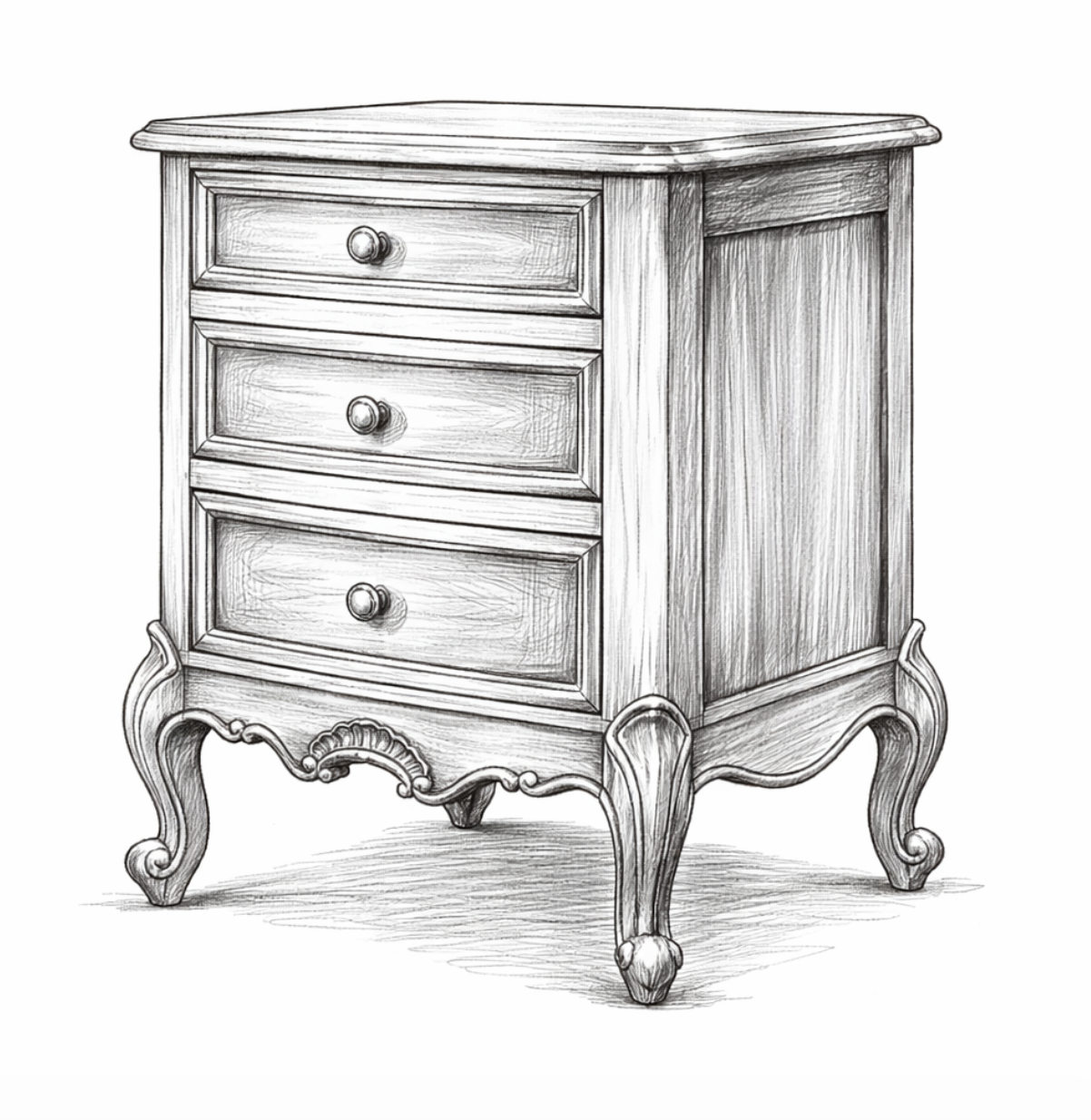 Barbuda Bedside Table
