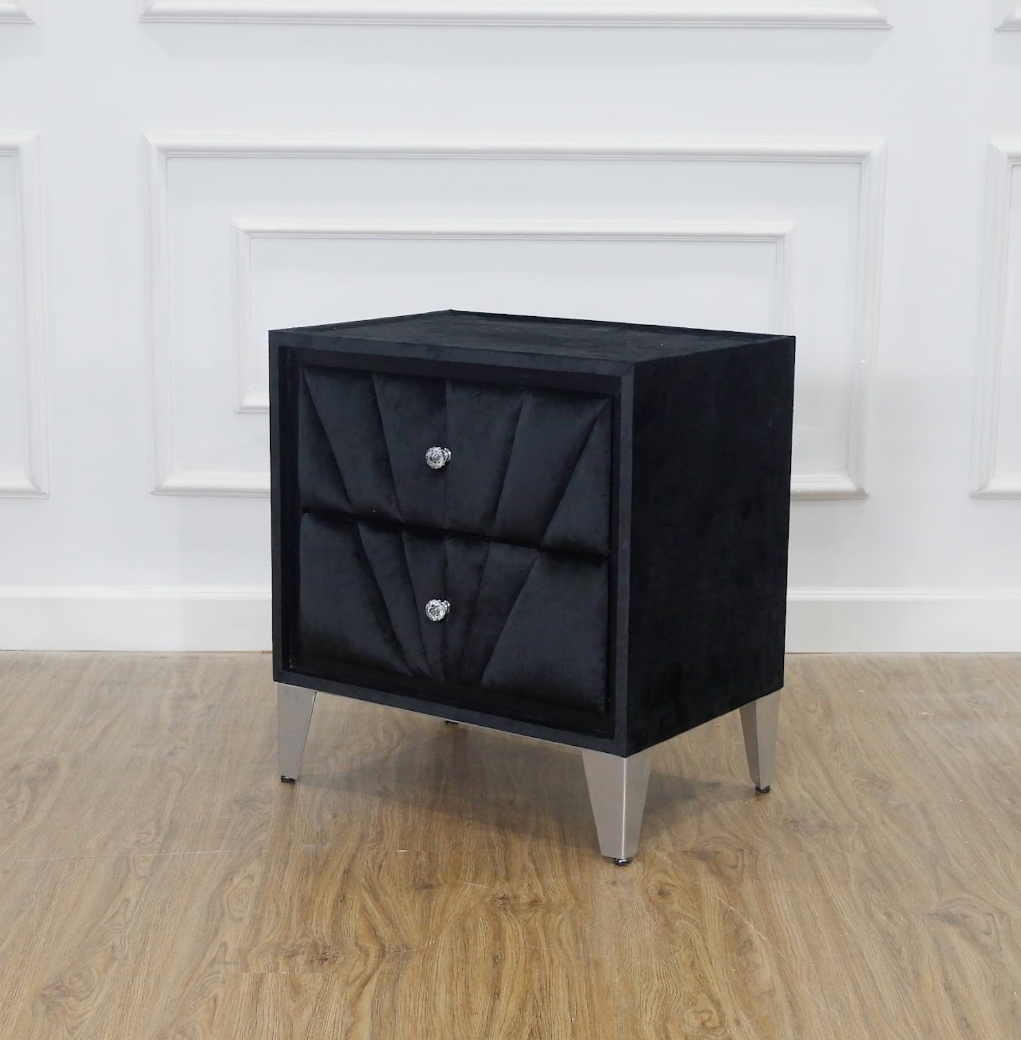 Carissa Bedside Table - Black