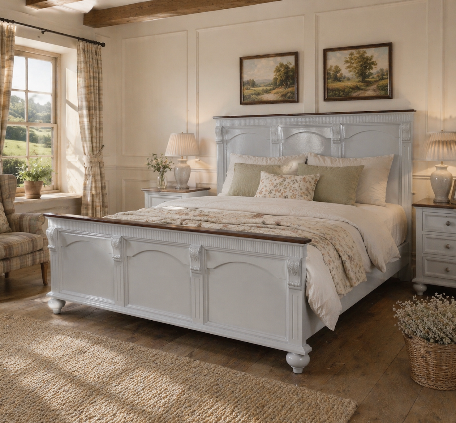 Agathon Wood Bed Frame