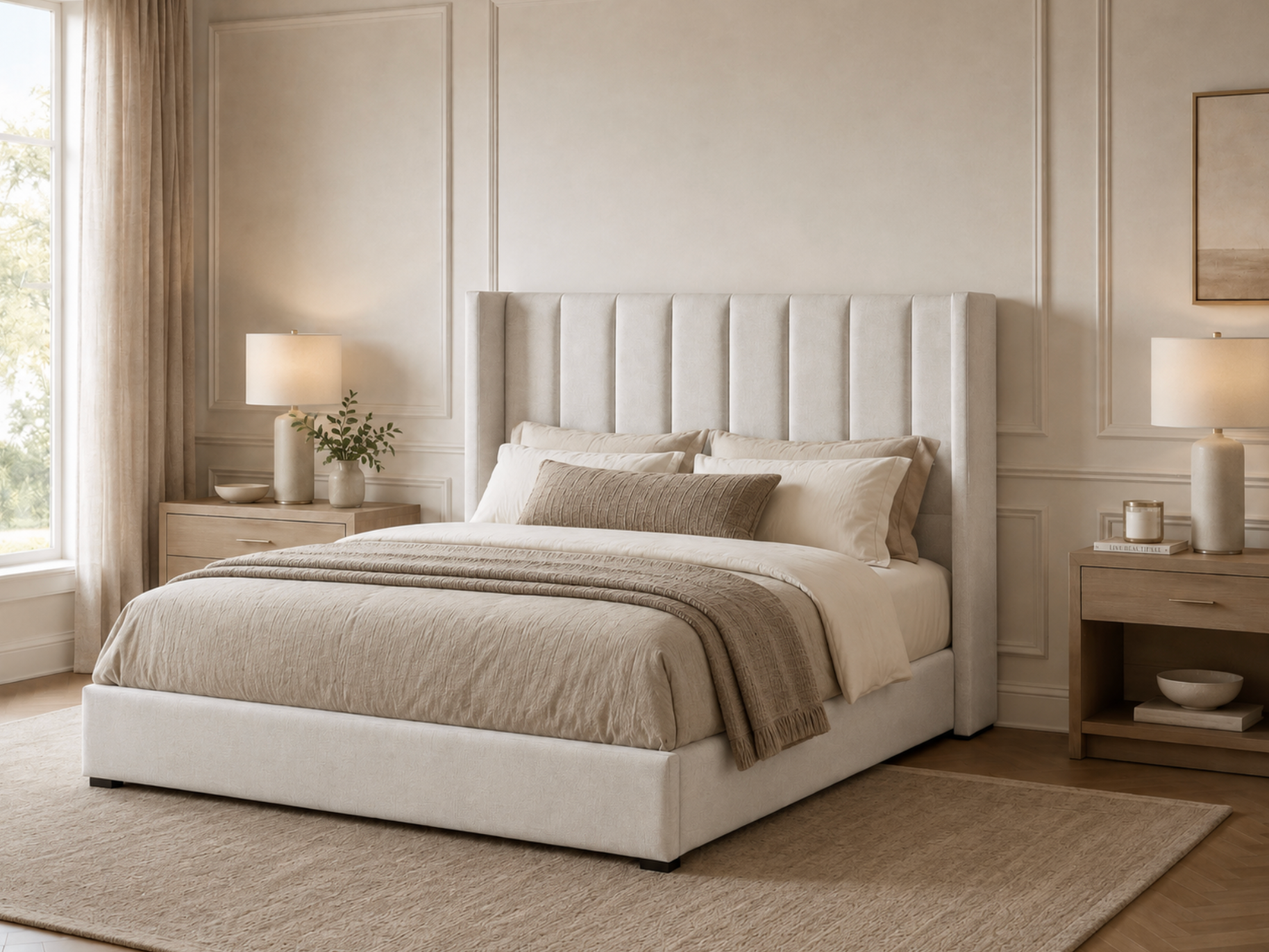 Aria Upholstered Bed