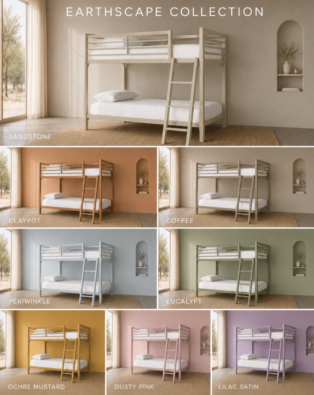Nash Metal Low Rider Bunk Bed