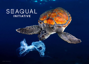 Seaqual Initiative fabric made from upcycled ocean plastic, promoting sustainable mattress textiles
