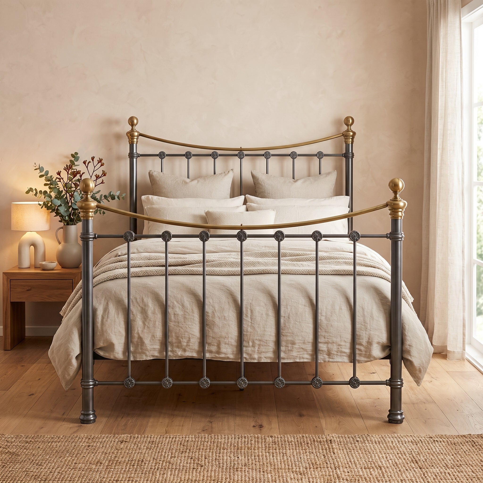 Selby Cast Iron Bed Frame