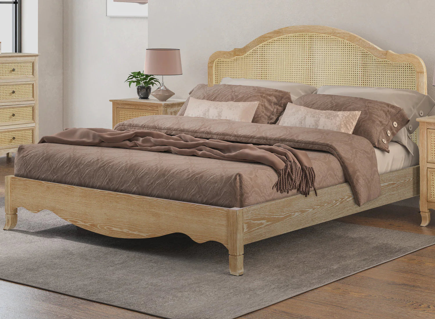 Sierra Rattan Bed Frame