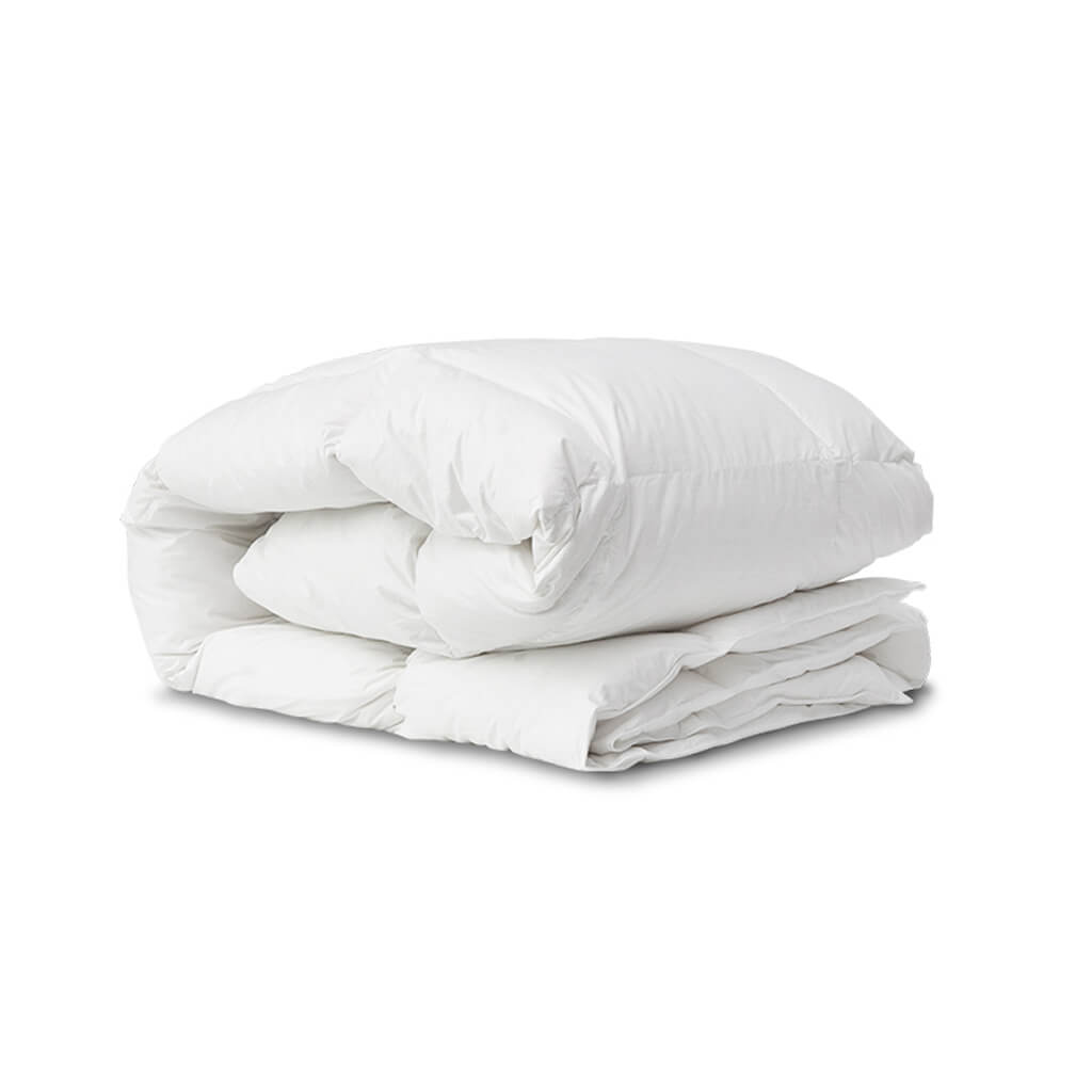 Ultimate Luxury Hungarian White Goose Down & Feather Quilt