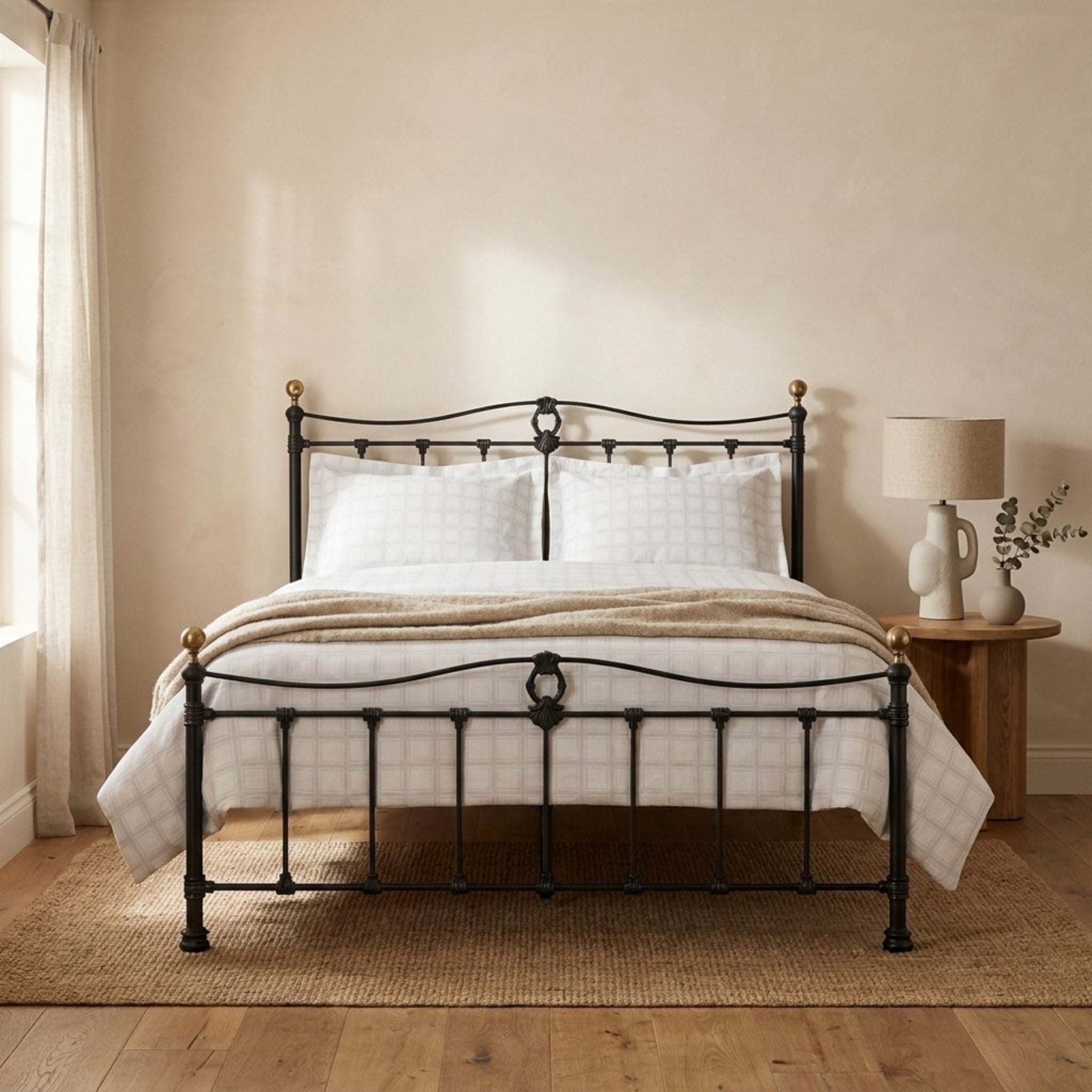 Tully Cast Iron Bed Frame