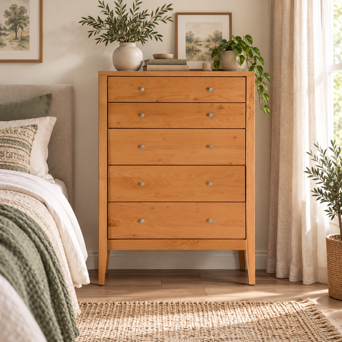 Willamette Chest Of Drawers - Light Oak