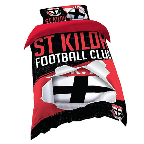 St Kilda Saints Quilt Cover