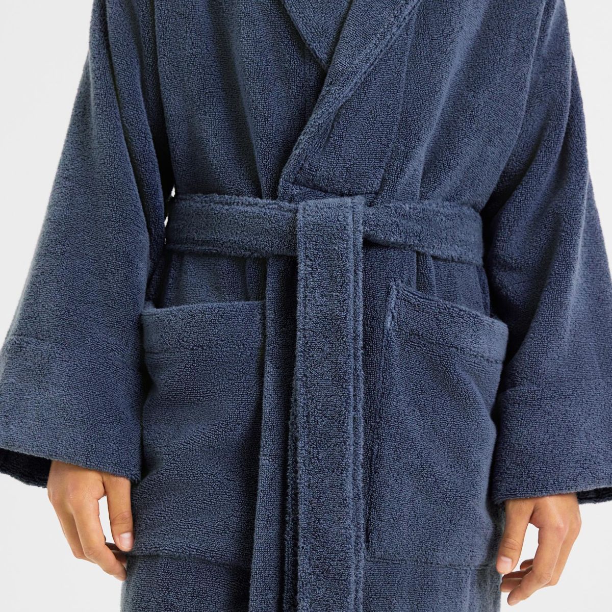 Aven Australian Cotton Robe Indigo