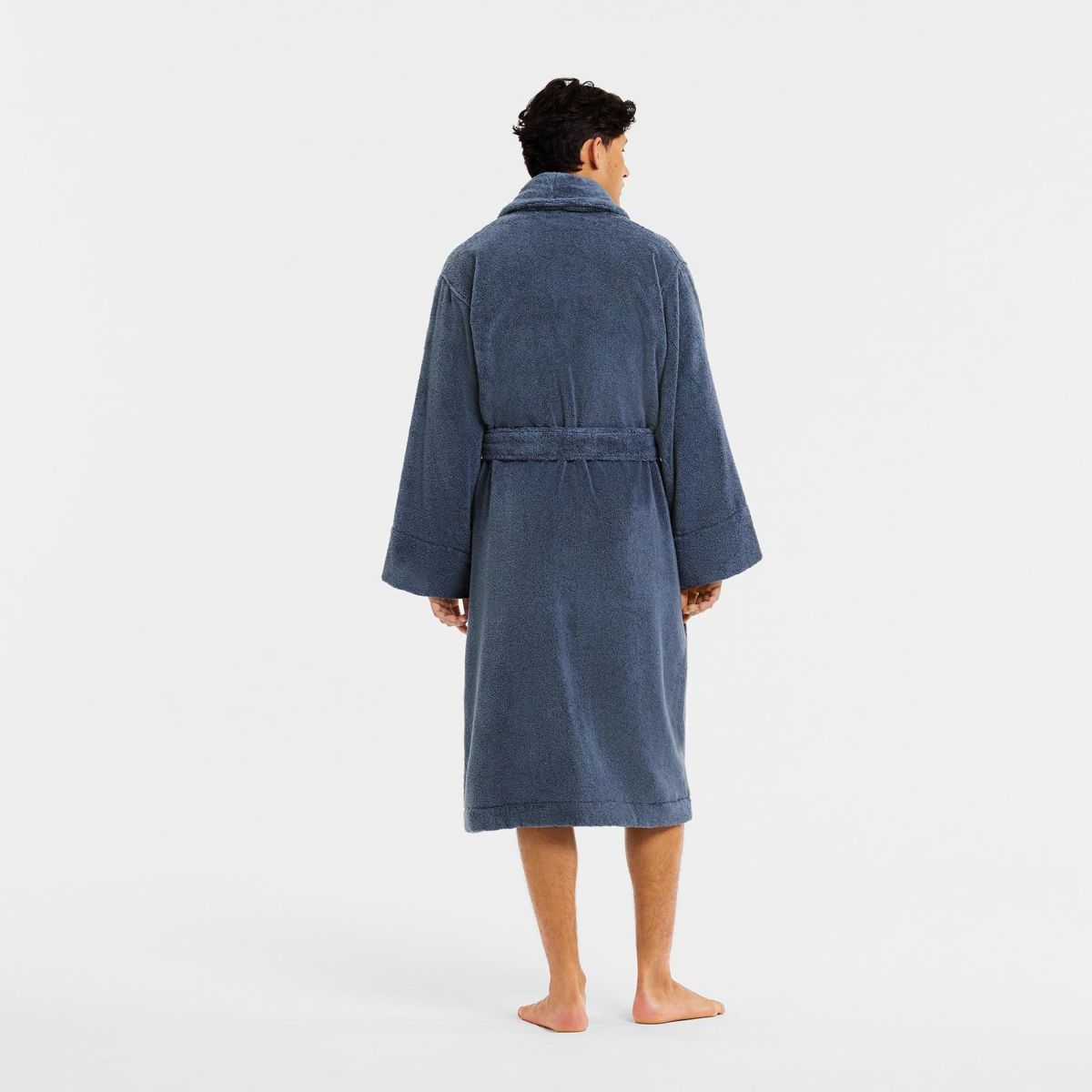 Aven Australian Cotton Robe Indigo