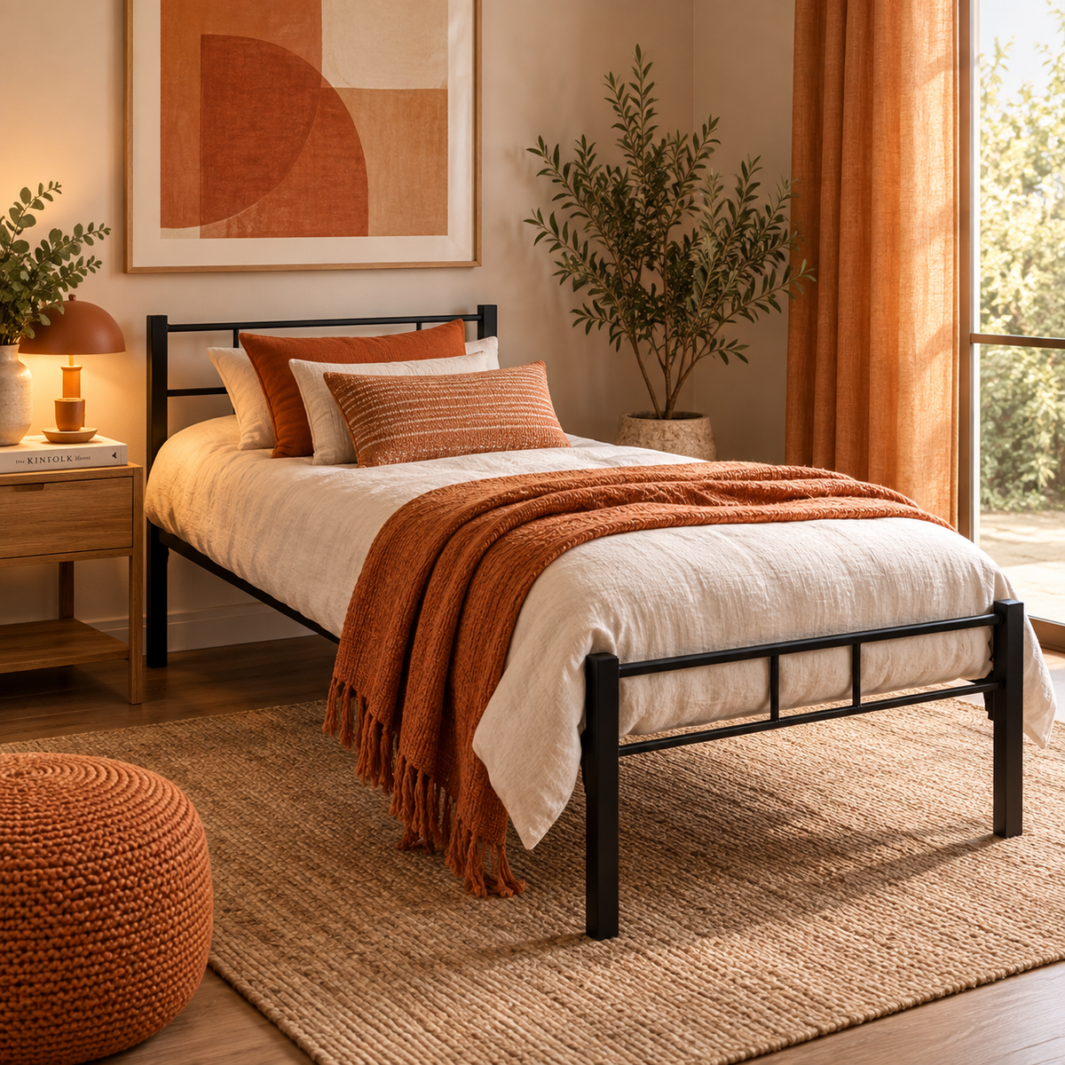 Leo Metal Bed Frame