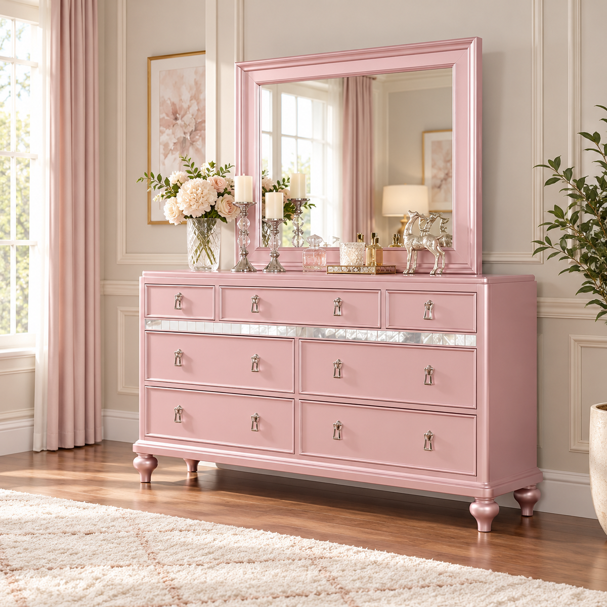 Carina Mirror Dressing Table