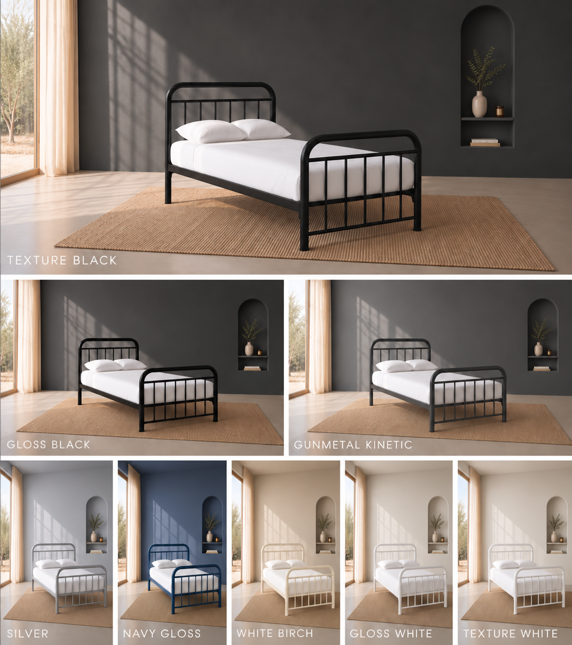 Maddox Metal Bed Frame