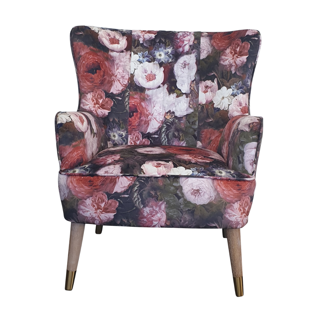 East Hampton  Arm Chair in Haversham Floral