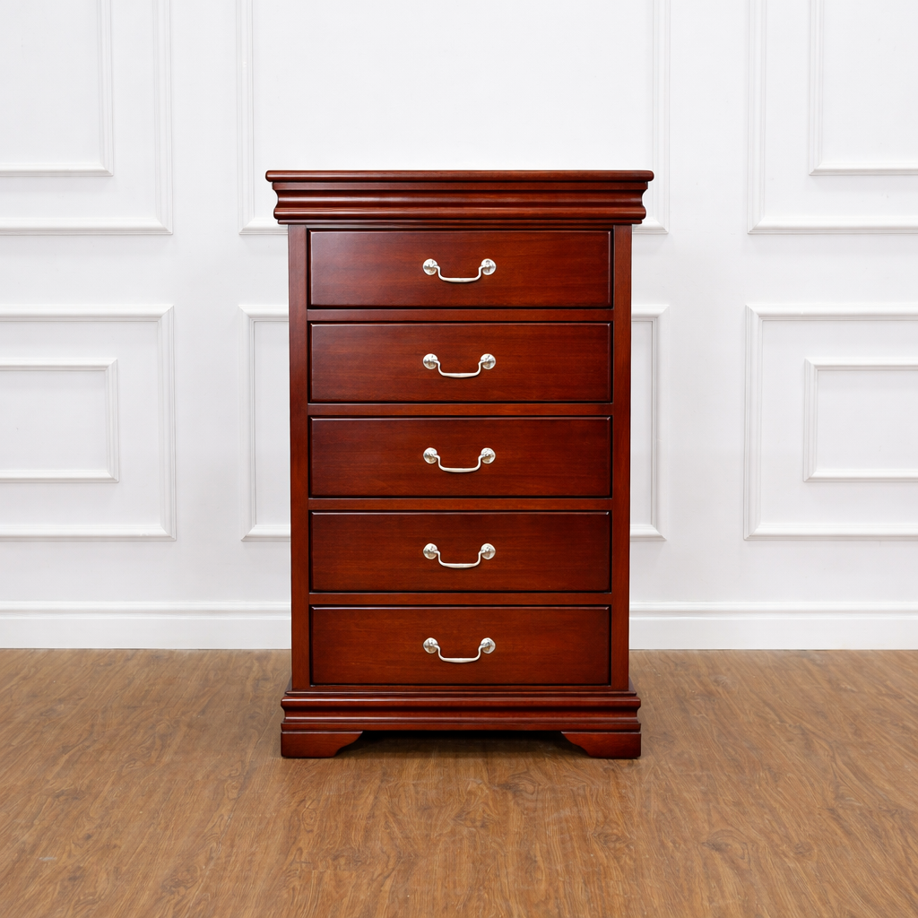 Louis Philippe Chest Of Drawers - Black