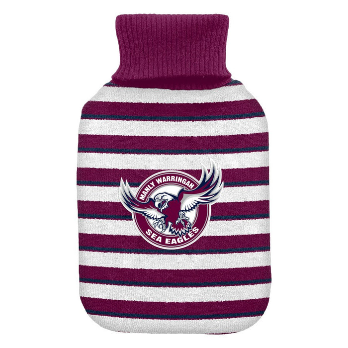 Manly Sea Eagles Hot Water Bottle Cover With Hot Water Bottle