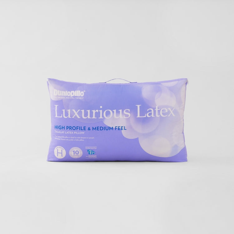 Luxurious Latex High Profile & Medium Feel Pillow