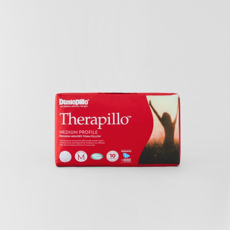 Therapillo Premium Memory Foam Medium Profile Pillow