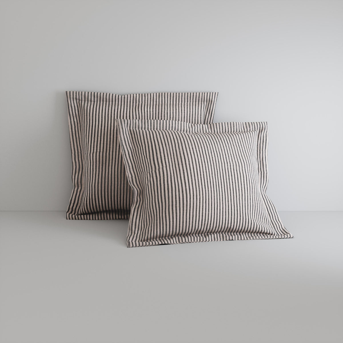 Abbotson Linen Ticking Stripe European Pillowcase