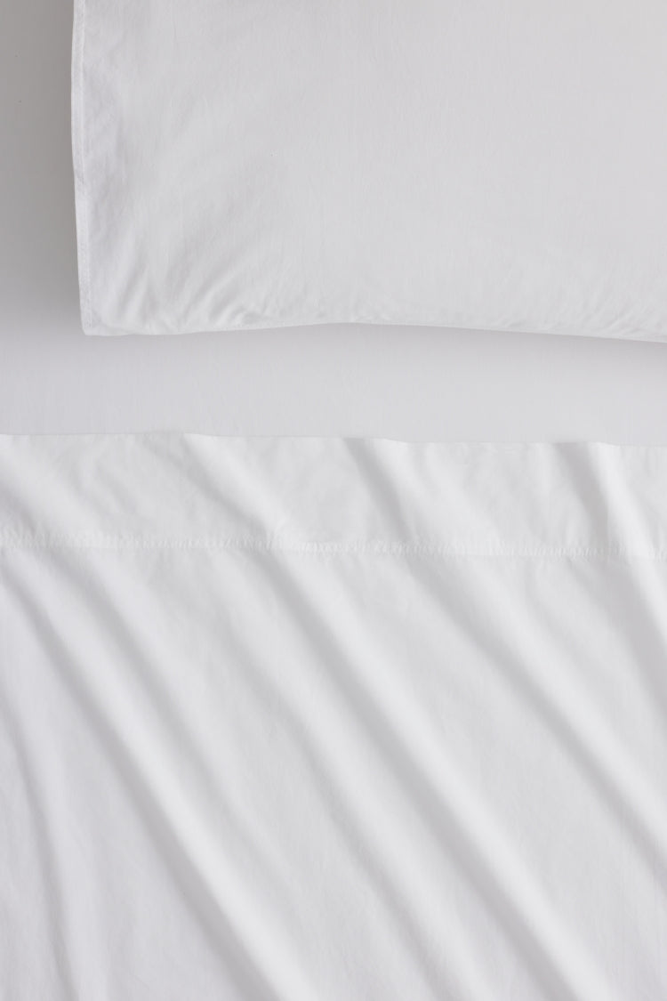 Bayley Washed Percale Fitted Sheet