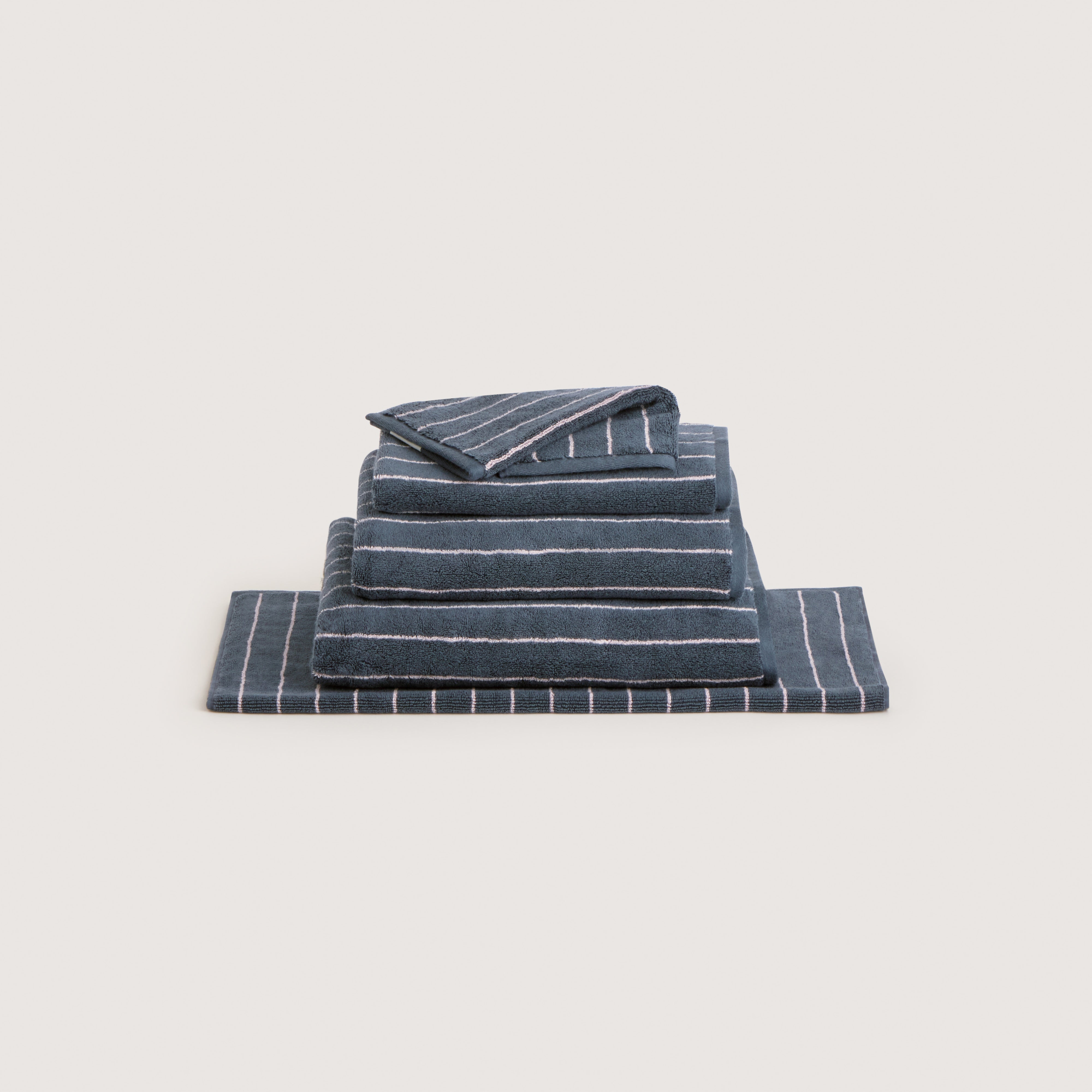 Aven Australian Cotton Stripe Bath Towel